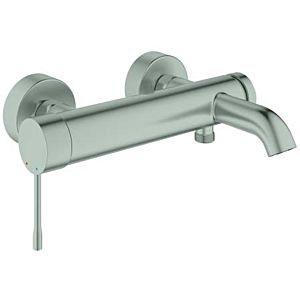 Grohe Essence bath mixer 25250DC1 1/2&quot;, wall mounting, flush-mounted steel