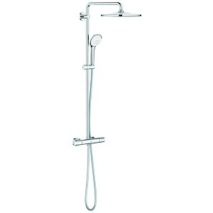 Grohe Euphoria shower system 26075001 exposed thermostat, wall mounting, chrome