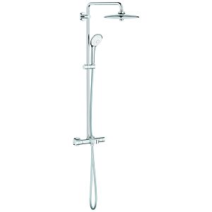 Grohe Euphoria shower system 26114002 exposed thermostatic bath mixer, wall mounting, chrome