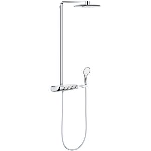 Grohe Rainshower SmartControl 360 Duo 26250LS0 shower system,  moon white, with surface-mounted thermostatic mixer