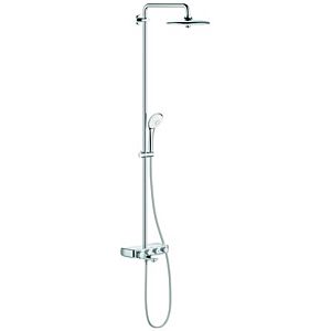 Grohe Euphoria shower system 26510000 exposed bath thermostat, shower arm 450mm, chrome
