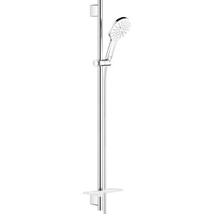 Grohe Rainshower shower set 26579LS0 moon white, shower bar 900mm, 3 spray modes, flow limiter 9.5 l / min