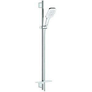 Grohe Rainshower shower set 26586LS0 moon white, shower rail 900mm, 3 spray modes