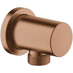 Grohe Rainshower wall connection elbow 27057DL0 brushed warm sunset, round rose, DN 15