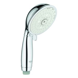 Grohe Tempesta hand shower 27608001 chrome, 4 spray modes, flow limiter 9.5 l / min
