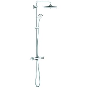 Grohe Euphoria shower system 27615002 exposed thermostat, wall mounting, chrome
