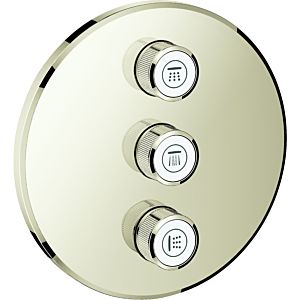 Grohe Smartcontrol trim set 29122BE0 polished nickel, round, 3-way concealed valve