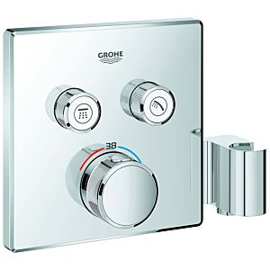 Grohe Grohtherm Smartcontrol 29125000 chrom, UP-Thermostat, 2 Absperrventile, mit Halter