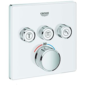 Grohe Grotherm Smartcontrol Brausethermostat 29157LS0, moon white, 3 Absperrventile