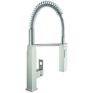 Grohe Eurocube kitchen mixer 31395DC0 supersteel, C-spout, with professional shower