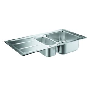 Grohe K400+ sink 31569SD0 983x513mm, 2000 , 5 2000 , with flattened edge, Stainless Steel