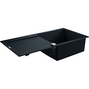 Grohe K500 composite built-in sink 31645AP0 1000x500mm, 2000 with drainer, granite black