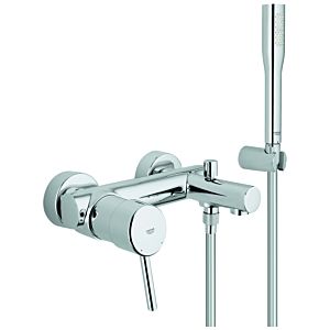 Grohe Concetto bath tub fitting 32212001 surface-mounted, with shower set, chrome
