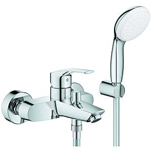 Grohe Eurosmart bath mixer 33302003 1/2&quot;, with shower set, wall mounting, chrome