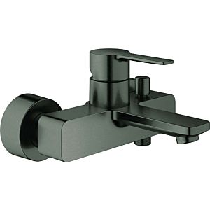 Grohe Lineare single lever bath mixer 33849AL1 brushed hard graphite, wall mounting