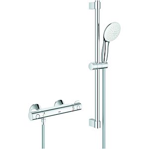Grohe Grohtherm 800 shower thermostat 34565002 with shower set, length 600mm, chrome