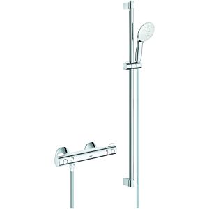 Grohe Grohtherm 800 shower thermostat 34566002 with shower set, length 900mm, chrome