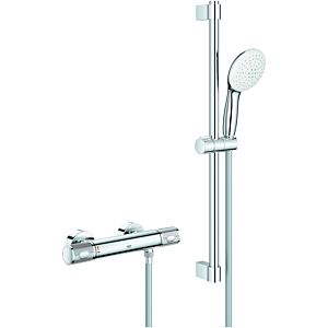 Grohe Grohtherm 1000 shower thermostat 34834001 shower set 600mm, chrome