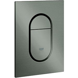 Grohe Arena Cosmopolitan actuator plate 37624AL0 brushed hard graphite, vertical mounting
