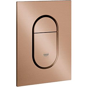 Grohe Arena Cosmopolitan actuator plate 37624DL0 warm sunset brushed, vertical mounting