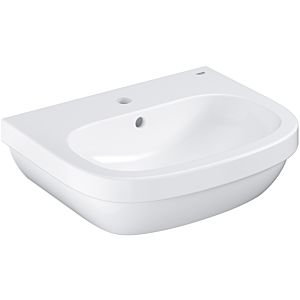 Grohe Euro Céramique de salle de bain lavabo 39336000 55cm, blanc alpin, 2000 trou robinetterie avec trop-plein