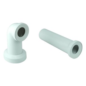 Grohe Bau Keramik WC-Ablaufbogen 39454000 6-10,5 cm, horizontal/vertikal, einstellbar
