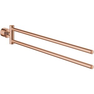 Grohe Atrio towel rail 40308DA3 warm sunset, 2-armed, not swiveling, concealed fastening
