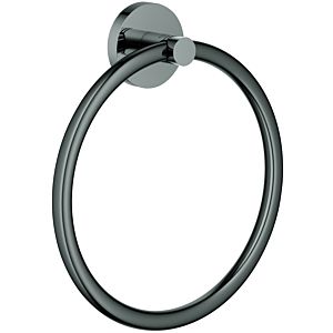 Grohe Essentials towel ring 40365A01 hard graphite, concealed fastening