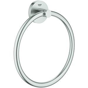 Grohe Essentials towel ring 40365DC1 supersteel, concealed fastening