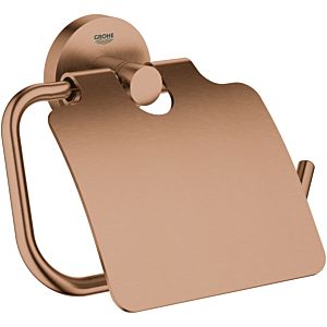 Grohe Essentials WC holder 40367DL1 warm sunset brushed, with cover, concealed fastening