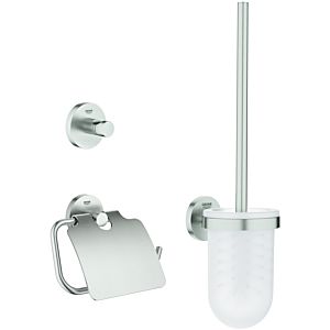 Grohe Essentials WC set 40407DC1 Supersteel, 3 in 2000 , fermeture dissimulée