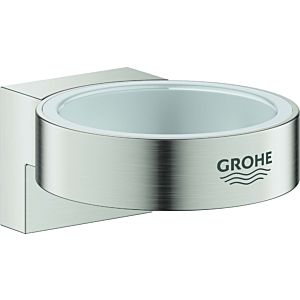 Grohe Selection Halter 41027DC0 supersteel, pour verre et, distributeur de savon