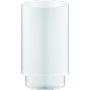 Grohe Selection crystal glass 41029000 white glass, for Halter 41 027