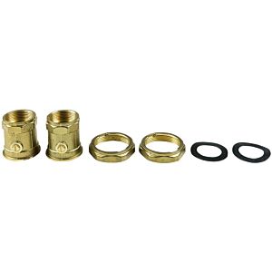 Grundfos ball valve set 505539 G 2 / Rp 1 1/4, with union nut, brass