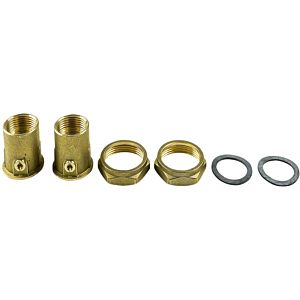 Grundfos ball valve set 519806 G 1 1/2 / Rp 1, with union nut, brass