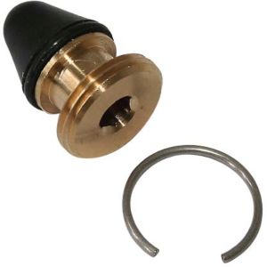 HAAS stop valve 6048 for Grohe Dal concealed urinal flush, brass