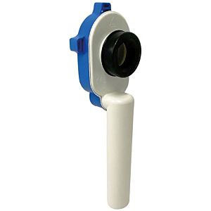 HAAS PE urinal suction siphon 6290 DN 50, vertical drain, white