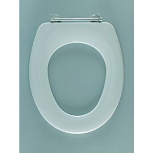 Haro toilet seat 511532 white, stainless steel hinges, SolidFix, eccentric, without cover
