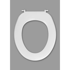 Haro Haromed Basic WC-Sitz 531051 weiß, Scharniere Edelstahl, SolidFix, 2-Punkt, ohne Deckel