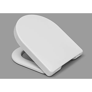 Haro Bacan toilet seat 531331 white, stainless steel hinges, BVO expansion dowels, slotted disc