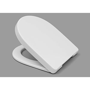 Haro Samar toilet seat 531553 white, stainless steel hinges, folding dowels, not adjustable