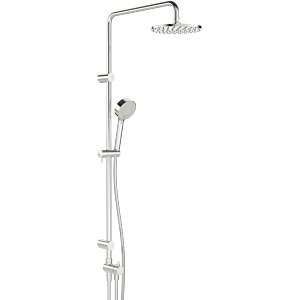 Hansa shower system Hansaviva chrome, connection to exposed / Mixer taps