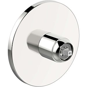 Hansa Hansavarox per trim kit 40559183 concealed, single lever shower mixer, without operating lever, round, without diverter, chrome-plated
