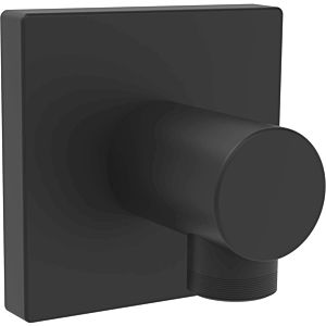 Hansa wall connection elbow 5118017033 matt black, intrinsically safe