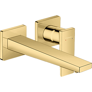 hansgrohe Metropol hansgrohe Metropol concealed single lever basin mixer, projection 225 mm, polished gold optic