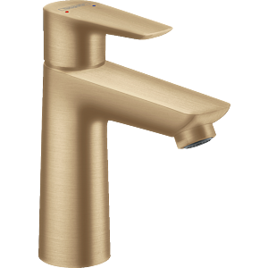 hansgrohe Talis E single lever basin mixer 71710140 with waste set, brushed bronze