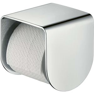 hansgrohe Axor paper roll holder 42436330 with shelf, polished black chrome