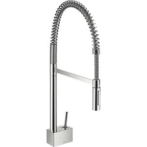 hansgrohe Axor Starck kitchen faucet 12803000 swiveling spout 360 degrees, chrome