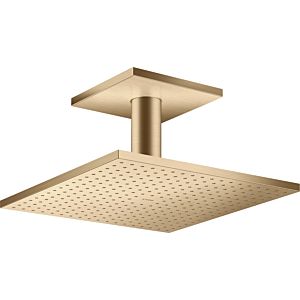 hansgrohe Axor overhead shower 35316140 with ceiling connection, brushed bronze