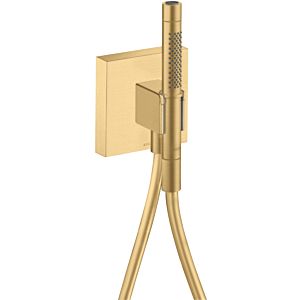 hansgrohe Axor Starck Organic porter unit 12626250 with hand shower 2jet, shower hose, 120x120mm, brushed gold optic